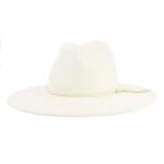 Wholesale High Quality Pink Wide Brim Women Hats Vegan Suede Fedora Hat Formal Dress Cap - Image 35