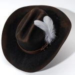 Wholesale New Vintage Wool Fedora Hat for Women and Men Custom Wide Brim Fashionable Ladies' Fedora for Business and Party - Image 14