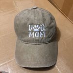 011364 Women's Embroidered Adjustable Denim Baseball Cap Tail Hat Dog Mom - Image 20