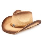 Fashion High Quality Handmade Paper Straw Wholesale Wide Brim Cowboy Hat Bohemian Style Carved Sun Hats Sombreros - Image 4