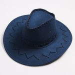 Faux Suede Cowboy Hat Leather Suedette Large Wide Brim Mexico Sombreros Travel Hiking Hunting Surf Hat Cap - Image 16