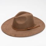 12 Colors High Quality Cheaper Wholesale Women and Men Wide Brim Suede Fedora Hats - Image 18