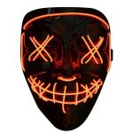 G-60 El Wire Rave LED Mask Light up Guy Fawkes Anonymous V for Vendetta Mask - Image 5