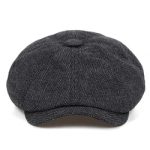 Unisex Newsboy Ivy Caps Fall Winter Retro Tweed Flat Top Fashion - Image 6