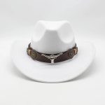 Wholesale Luxury Wide Brim Plain Distressed Designer Felt Western Jazz Men Wool Felt Cowboy Hat With Custom logo - Image 17