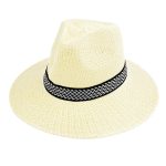 Spring Summer Shade Beach Hats Panama Straw Hat Outdoor  Wide Brim Shade Hat - Image 10