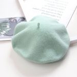 Berets-ea001 Wholesale Multicolor Fashion Design Female Faux Fur Beret Flat Cap, High Quality Adult Custom Beret Hats for Women - Image 44