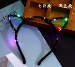 Hot Sale Cat Ears Head Band LED Light up Party Glowing Supplies for Girls and Boys Headband Halloween Xmas Gifts - Image 4