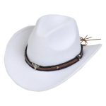 2025 Free Sample Shinehats Luxury Chapeau Femme Western Wide Brim Hat Fedora Wholesale Cowboy Felt Custom Logo Cowboy Hats - Image 23