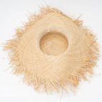 Ladies' Character Style Panama Hat with Hollow Wide Brim Custom Logo Printed Grass Ribbon Material for Outdoor Sun Protection - Image 4
