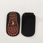 Logo Customized Anti Slip Slippers With Rubber Clips Yoga Trampoline Running Silicone Socks Early Teaching Steps - Image 4