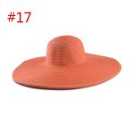 ABOUT 19 COLORS Real Factory Price Cheap Good Quality Floppy Straw Hats Beach Paper Hat - Image 23