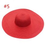 ABOUT 19 COLORS Real Factory Price Cheap Good Quality Floppy Straw Hats Beach Paper Hat - Image 11