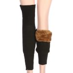 Women Men Thicken   Cotton Nylon Polyester Breathable Brace Support Pads Winter Sports Thermal Knee Leg Warmers - Image 6