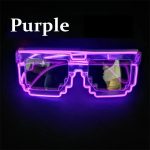 LU-1555   Creative Led Light up Glasses for Festival Party Supplies Luminous El Wire Glowing Eyewear Glasses - Image 16