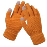 Women Men Warm Winter Touch Screen Gloves Stretch Knit Mittens Wool Full Finger Guantes Female Crochet Glove - Image 13