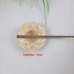 Pet Spring Summer Braided Vintage Farmer Adjustable Diy Doll Decorated Straw Hat Mini