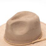 Wholesale Classic Tissue Rope Band Wide Brim Felt Hat Formal Dress Suede Fedora Hat for Women Men - Image 6