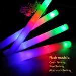 3 Modes Flashing Led Light Sticks for Weddings Concerts Christmas Halloween Party Supplies Foam Glow Bulk Light-Up Toys - Image 2