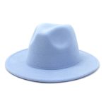 Wholesale High Quality Mixed Color European and American Blank Retro Men's Felt Fedora Hats Jazz Hat - Image 11