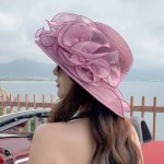 Fancy in Formal Fashion Stain Women Ladies Female Church Good Quality Sinamay Wedding Hats - Image 13
