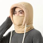 Windproof Balaclava Ski Warm Full Face Mask Polyester Hat Men Women for Winter Sports - Image 2