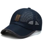 Men's Mesh Cap Outdoor Breathable Large Mesh Winning the Bid Baseball Hat Sunscreen Casual Sports Duck Tongue Cap - Image 10