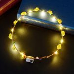 Party Crown Flower Led Light up Hair Hairband Garlands Women Halloween Christmas Glowing Wreath Headband - Image 13