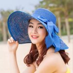 Wholesale Fashion Summer Beach Sun Straw Hat for Women,  Beautiful Style Seaside Big Brim Woven Stars Ornament Paper Straw H - Image 3