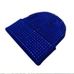Global Shipping Knitted Warm Acrylic High Quality Cap Crystal Diamond Shine Rhinestone Beanie Fashion Winter Hat for Women - Image 11