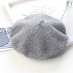 Berets-ea001 Wholesale Multicolor Fashion Design Female Faux Fur Beret Flat Cap, High Quality Adult Custom Beret Hats for Women - Image 30
