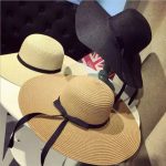 New Simple Foldable Wide Brim Floppy Girls Straw Sun Beach Women Summer Hat Uv Protect Travel Lady Cap Female - Image 5