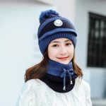 Fashion Outdoor Activities Women 3 in 1 Winter Hat New  Warm Fleece Lined Beanie Hat with Scarf and Mask Set - Image 11