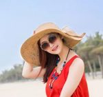 Wholesale Fashion Summer Beach Sun Straw Hat for Women,  Beautiful Style Seaside Big Brim Woven Stars Ornament Paper Straw H - Image 10