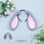 Dog Ear Plush Droopy Headband Poodle Animal Cosplay Hair Accessory Furry Floppy Ears - Image 8