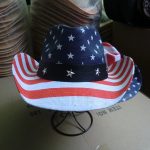 Men Paper Straw Cowboy Hat USA American Flag Painting Shapable Brim Sombreros Texas Western Cowboy Straw Hat - Image 19