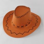Factory  Unisex Vintage PU Leather Mexican Cowboy Party Hat and Stylish Parties Sunscreen Sun Hathat Western Cowboy Hat - Image 19