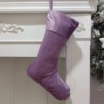 Wholesale 9 Colors Velvet Christmas Stocking Multi Colors Monogram Personalize Velvet Christmas Stocking Decoration - Image 5