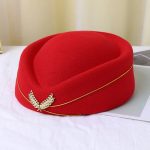 Custom air Plane Flight Costume Cosplay Career Stewardess Etiquette Hostess Attendant Beret Hat - Image 17