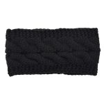 Women Headband Solid Color Wide Turban Crochet Knitted Hairband Winter Ear Warmer Girls Makeup Elastic Hair Bands Accessories - Image 7