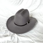 CEN-063  Large Brim Leather Belt Metal Buckle Classic Plain Winter Western Hat for Men Women 100% Felt Polyester Cowboy Hats - Image 10