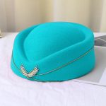 Custom air Plane Flight Costume Cosplay Career Stewardess Etiquette Hostess Attendant Beret Hat - Image 13