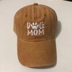 011364 Women's Embroidered Adjustable Denim Baseball Cap Tail Hat Dog Mom - Image 23