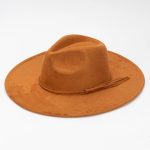 12 Colors High Quality Cheaper Wholesale Women and Men Wide Brim Suede Fedora Hats - Image 17