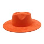 2026 New Fashion Heart Shape Crown Suede Fedora Hats Kids Wide Basic Draw Caps Flat Brim for Girl - Image 5