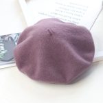 Berets-ea001 Wholesale Multicolor Fashion Design Female Faux Fur Beret Flat Cap, High Quality Adult Custom Beret Hats for Women - Image 26