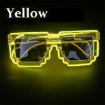 LU-1555   Creative Led Light up Glasses for Festival Party Supplies Luminous El Wire Glowing Eyewear Glasses - Image 13