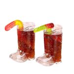 Cowboy Plastic Wine Glass Wedding Party Transparent Boot Shape 1oz Shot Glass  Bachelor Decoration Party Supplies - Image 6
