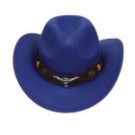 2025 Free Sample Shinehats Luxury Chapeau Femme Western Wide Brim Hat Fedora Wholesale Cowboy Felt Custom Logo Cowboy Hats - Image 21