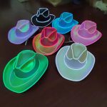 GLG578 Carnival Festival Party Costume Hats Light up Cowboy Hat Led Neon Cowboy Hat for Wedding - Image 6